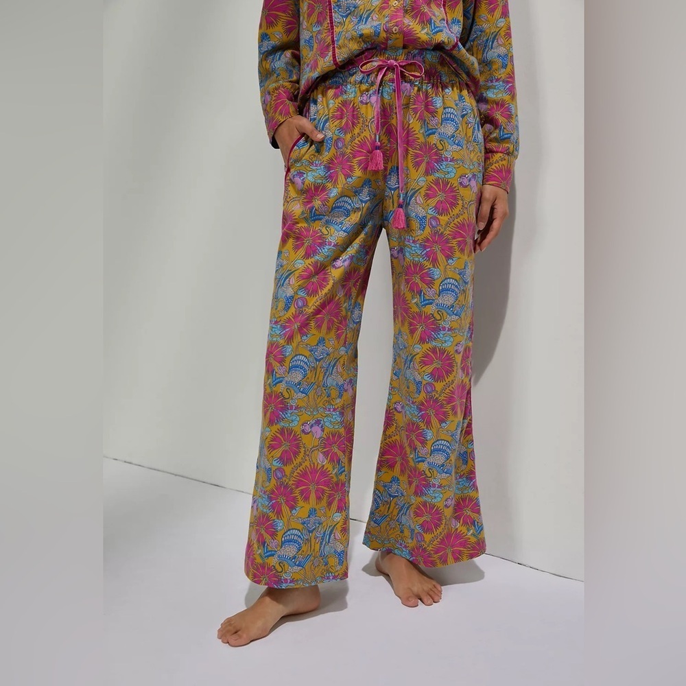 Anthropologie- Whimsy Flannel Sleep Pants Size Small